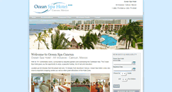 Desktop Screenshot of oceanspacancun.com