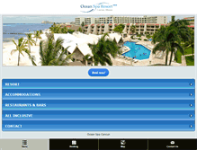 Tablet Screenshot of oceanspacancun.com